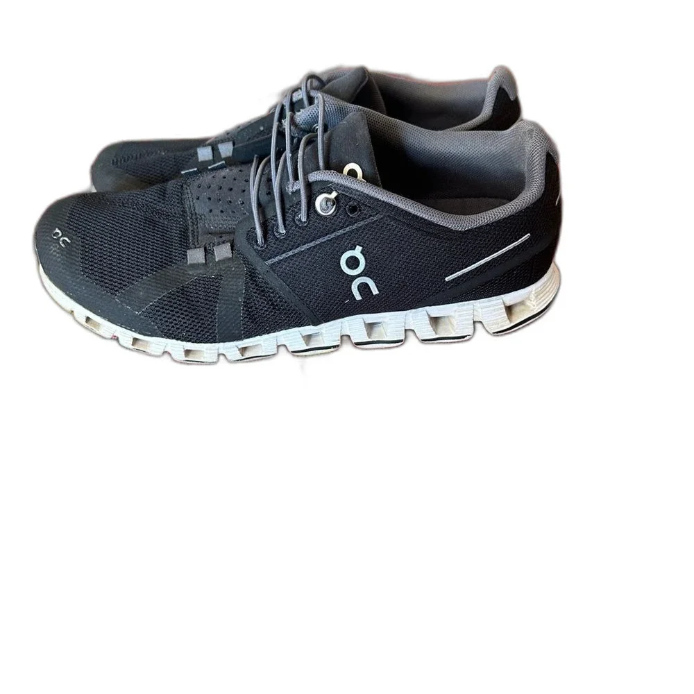 On Running Sneakers Womens 7.5 Black White Shoes Running Athletic Gym Casual - Picture 3 of 8